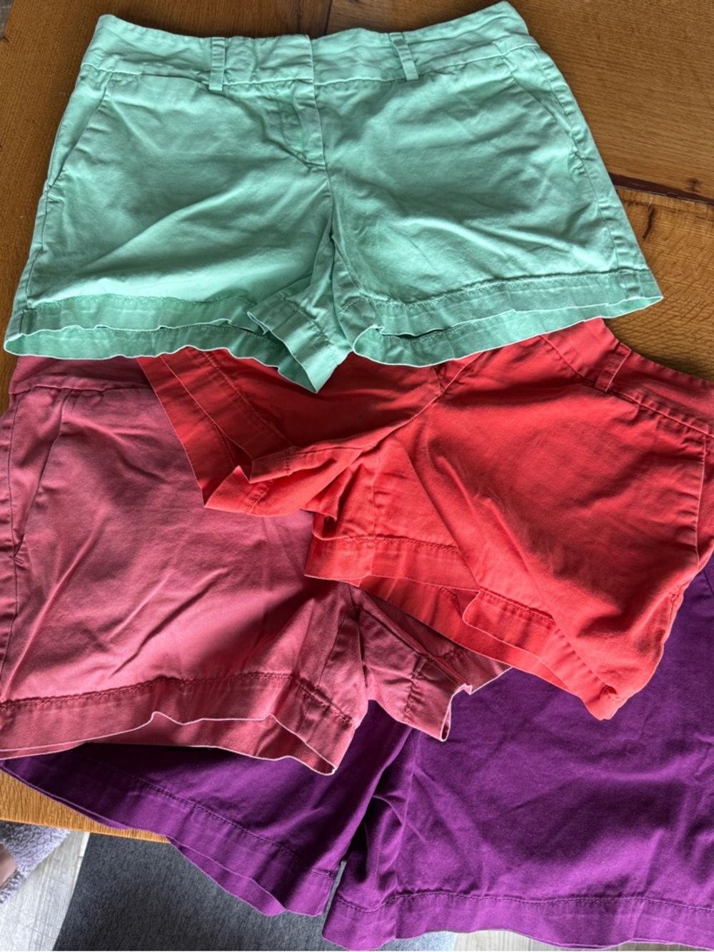LOFT Cotton Shorts Bundle - Mint, Coral, Pink, Purple